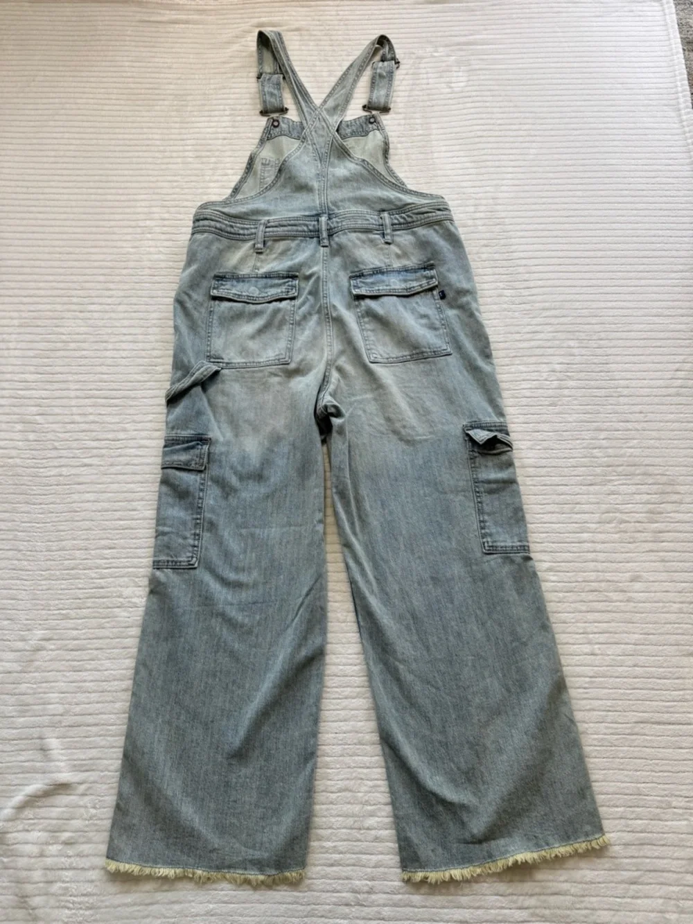 Pilcro Light Wash Blue Denim Overalls - Picture 9 of 9
